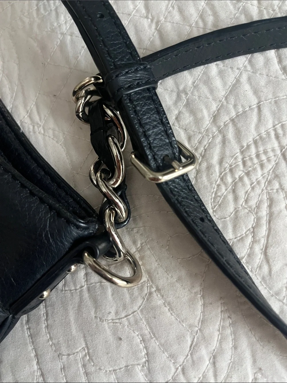 Kate Spade New York Cobble Hill Ellen Black Leather Crossbody Bag
